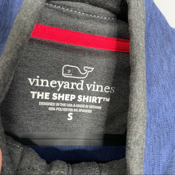 Vineyard Vine On The Go Shep Navy Men Shirt - Picture 8 of 9